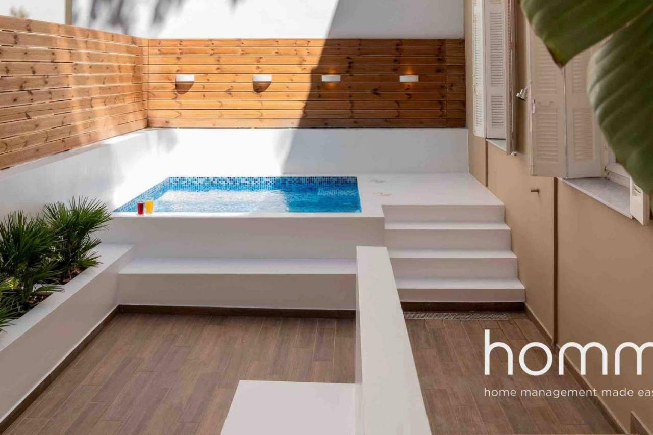 Nemeseos 1St Floor Homm Apartment With Roof Garden And Wading Pool Афины Экстерьер фото